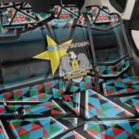 South Sudan Back Car Seat Cover Geometric African Patterns - Wonder Print Shop