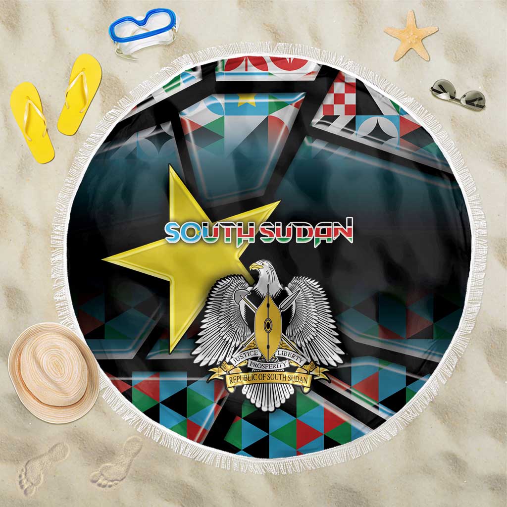 South Sudan Beach Blanket Geometric African Patterns - Wonder Print Shop
