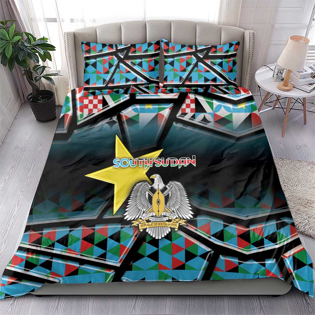 South Sudan Bedding Set Geometric African Patterns - Wonder Print Shop