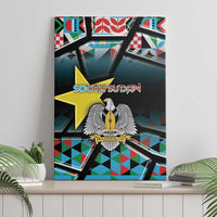 South Sudan Canvas Wall Art Geometric African Patterns - Wonder Print Shop