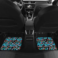 Custom South Sudan Car Mats Geometric African Patterns - Wonder Print Shop
