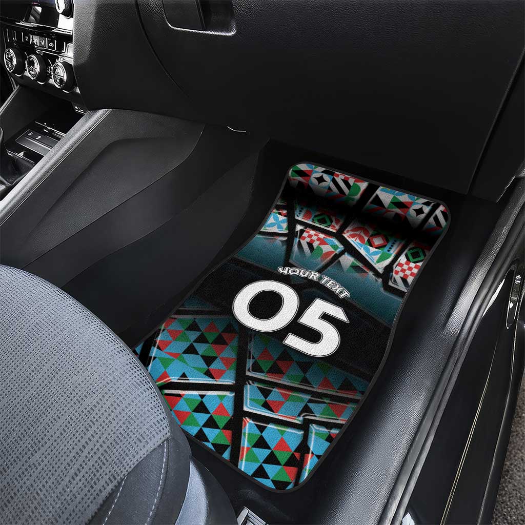 Custom South Sudan Car Mats Geometric African Patterns - Wonder Print Shop