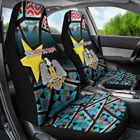South Sudan Car Seat Cover Geometric African Patterns - Wonder Print Shop