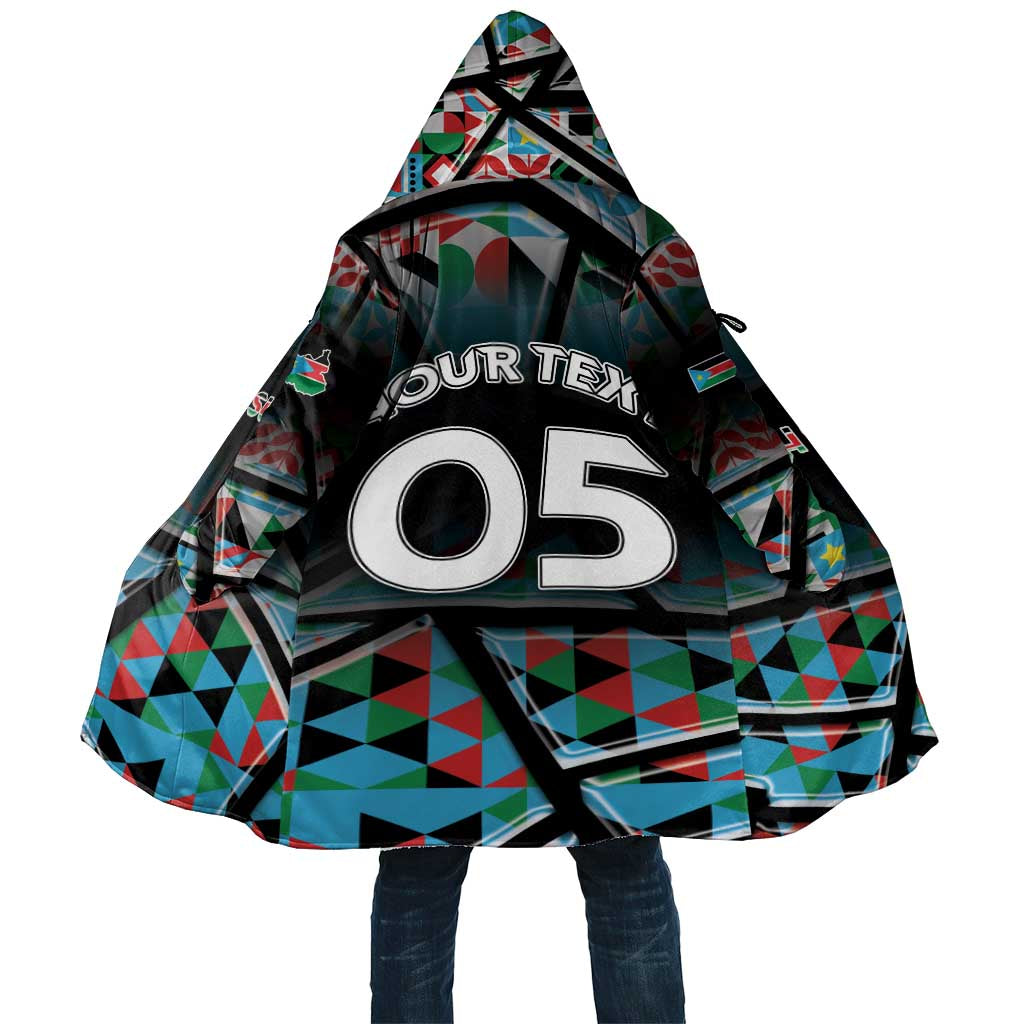 Custom South Sudan Cloak Geometric African Patterns - Wonder Print Shop