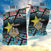 South Sudan Garden Flag Geometric African Patterns - Wonder Print Shop