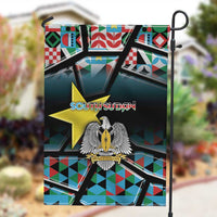South Sudan Garden Flag Geometric African Patterns - Wonder Print Shop