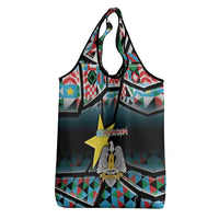 South Sudan Grocery Bag Geometric African Patterns - Wonder Print Shop