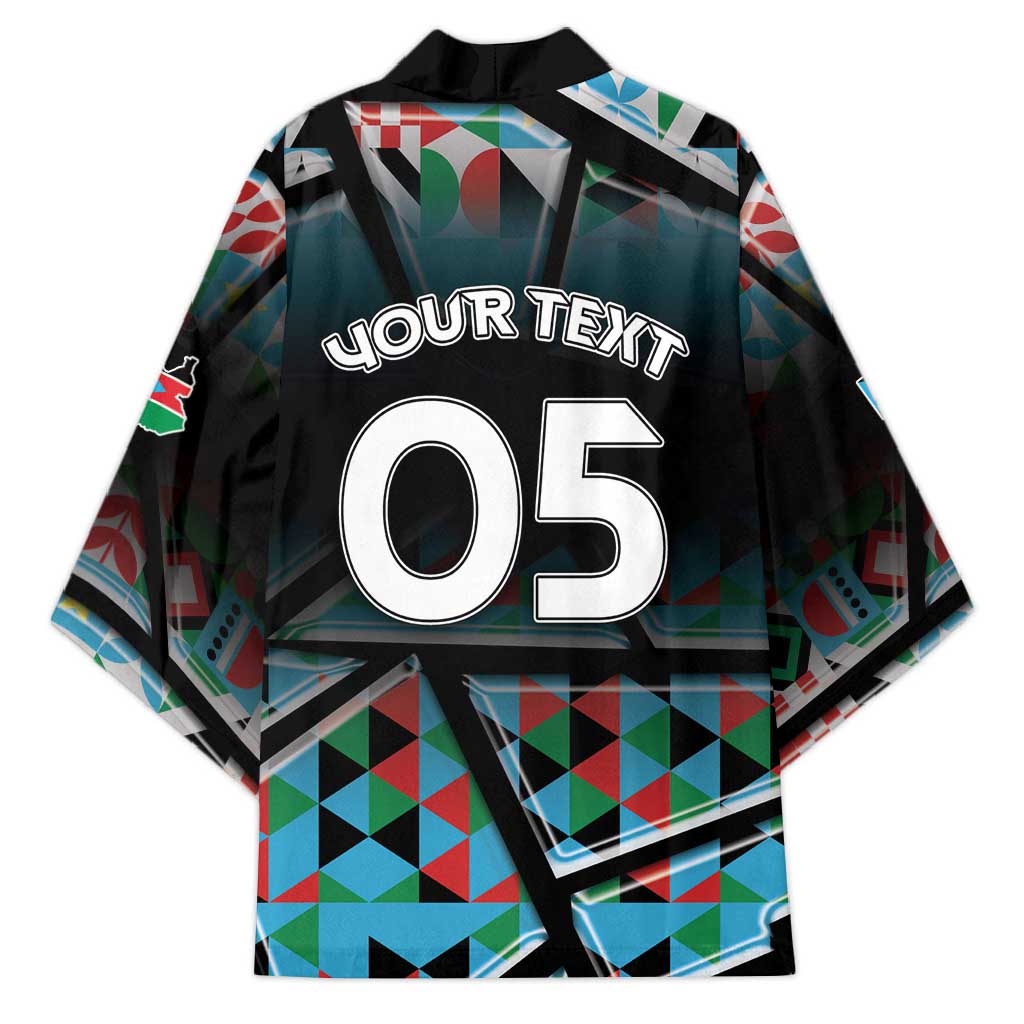 Custom South Sudan Kimono Geometric African Patterns - Wonder Print Shop