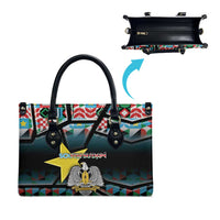 South Sudan Leather Bag Geometric African Patterns - Wonder Print Shop