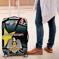 South Sudan Luggage Cover Geometric African Patterns - Wonder Print Shop