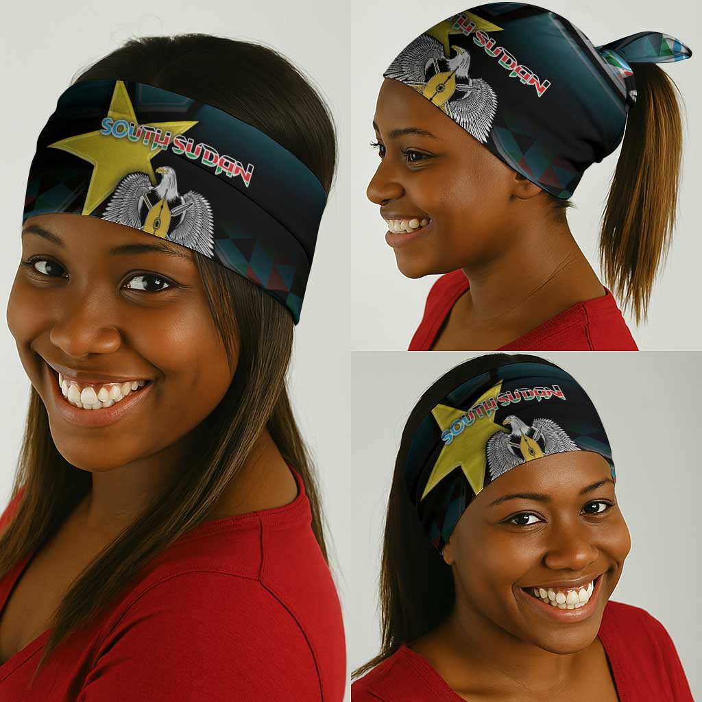 South Sudan Neck Gaiter Geometric African Patterns - Wonder Print Shop