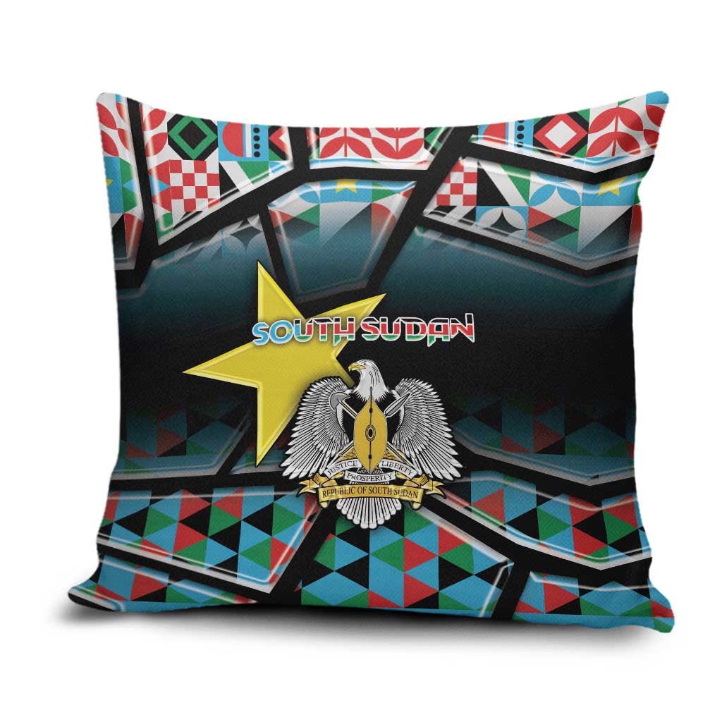South Sudan Pillow Cover Geometric African Patterns - Wonder Print Shop