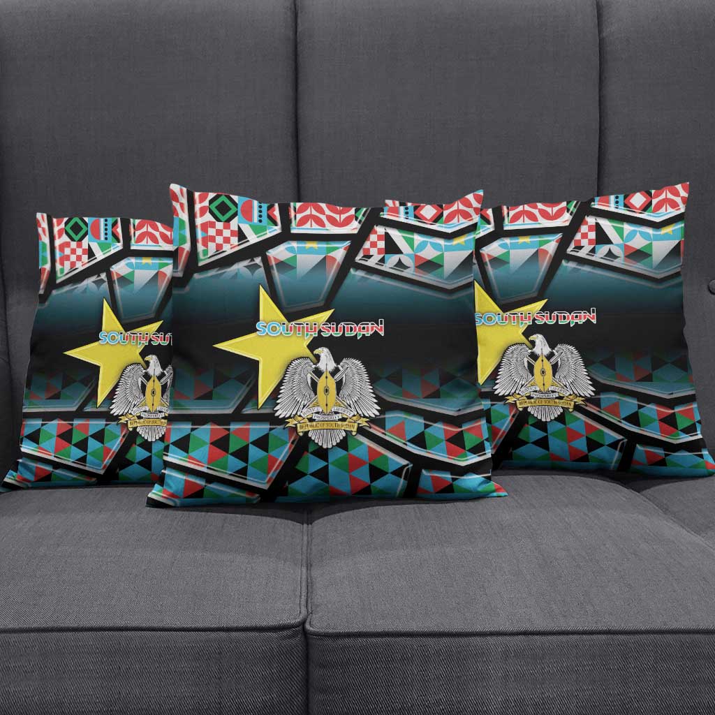 South Sudan Pillow Cover Geometric African Patterns - Wonder Print Shop