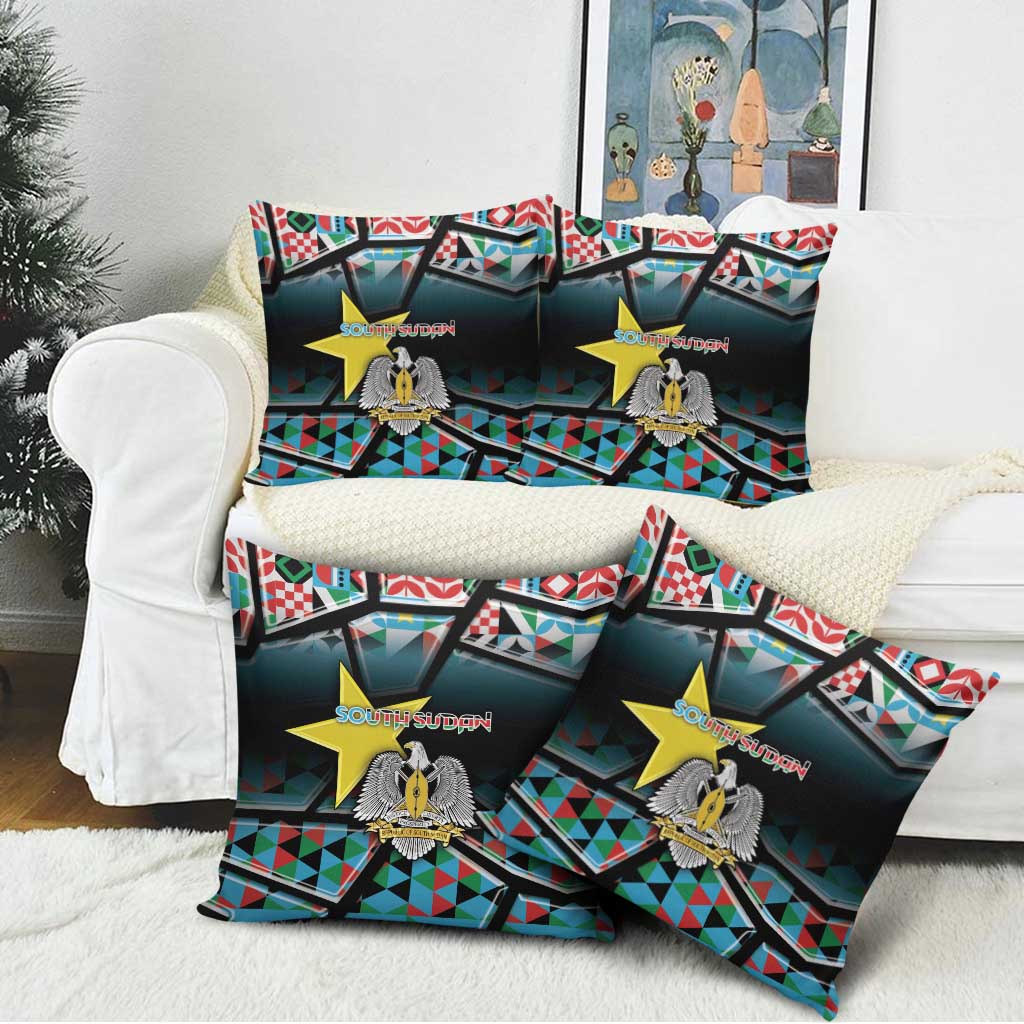 South Sudan Pillow Cover Geometric African Patterns - Wonder Print Shop