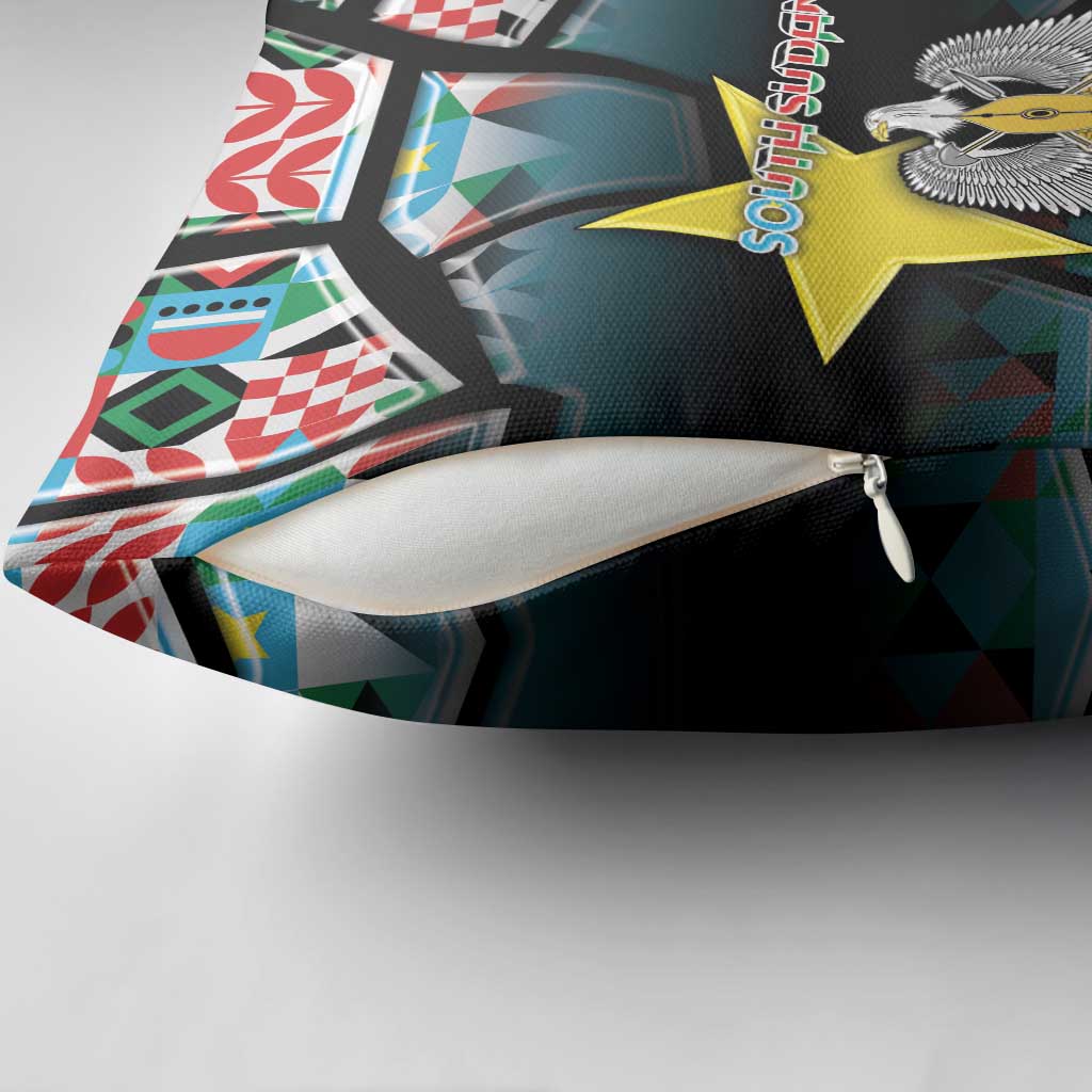 South Sudan Pillow Cover Geometric African Patterns - Wonder Print Shop