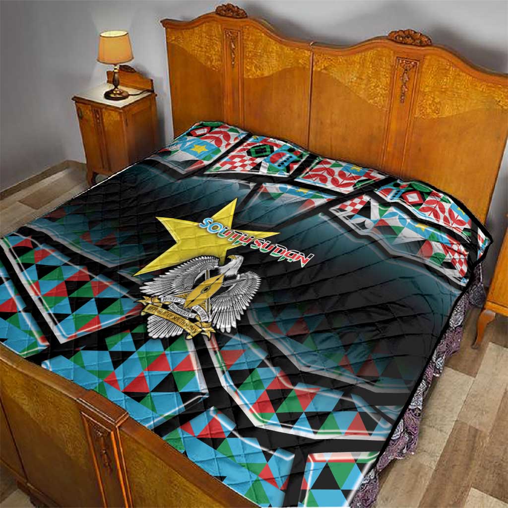 South Sudan Quilt Geometric African Patterns - Wonder Print Shop