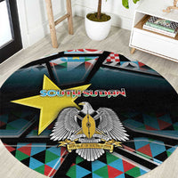 South Sudan Round Carpet Geometric African Patterns - Wonder Print Shop