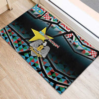 South Sudan Rubber Doormat Geometric African Patterns - Wonder Print Shop