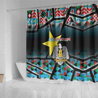 South Sudan Shower Curtain Geometric African Patterns - Wonder Print Shop