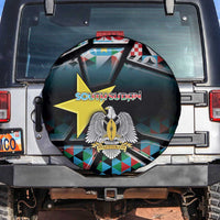 South Sudan Spare Tire Cover Geometric African Patterns - Wonder Print Shop