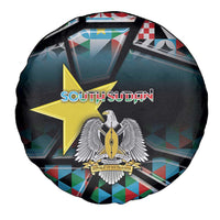 South Sudan Spare Tire Cover Geometric African Patterns - Wonder Print Shop