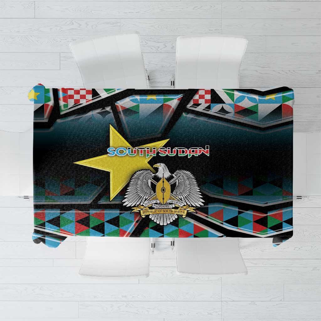 South Sudan Tablecloth Geometric African Patterns - Wonder Print Shop