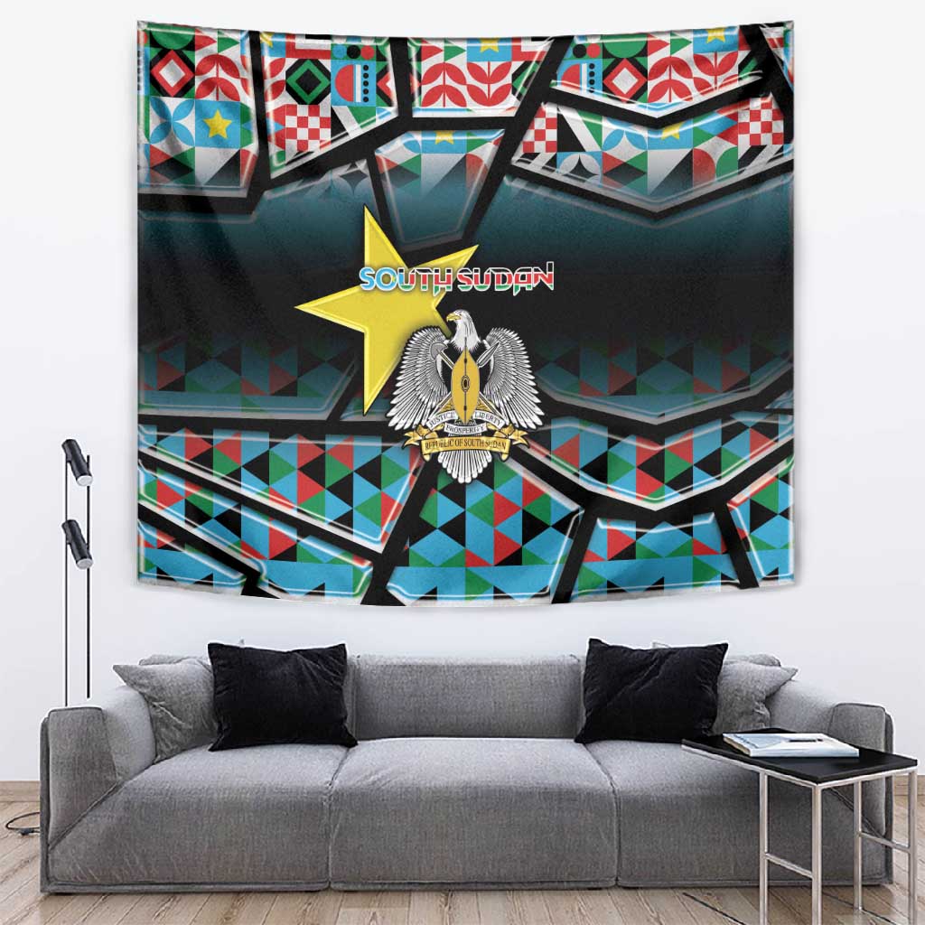 South Sudan Tapestry Geometric African Patterns - Wonder Print Shop