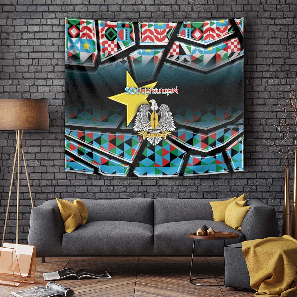 South Sudan Tapestry Geometric African Patterns - Wonder Print Shop