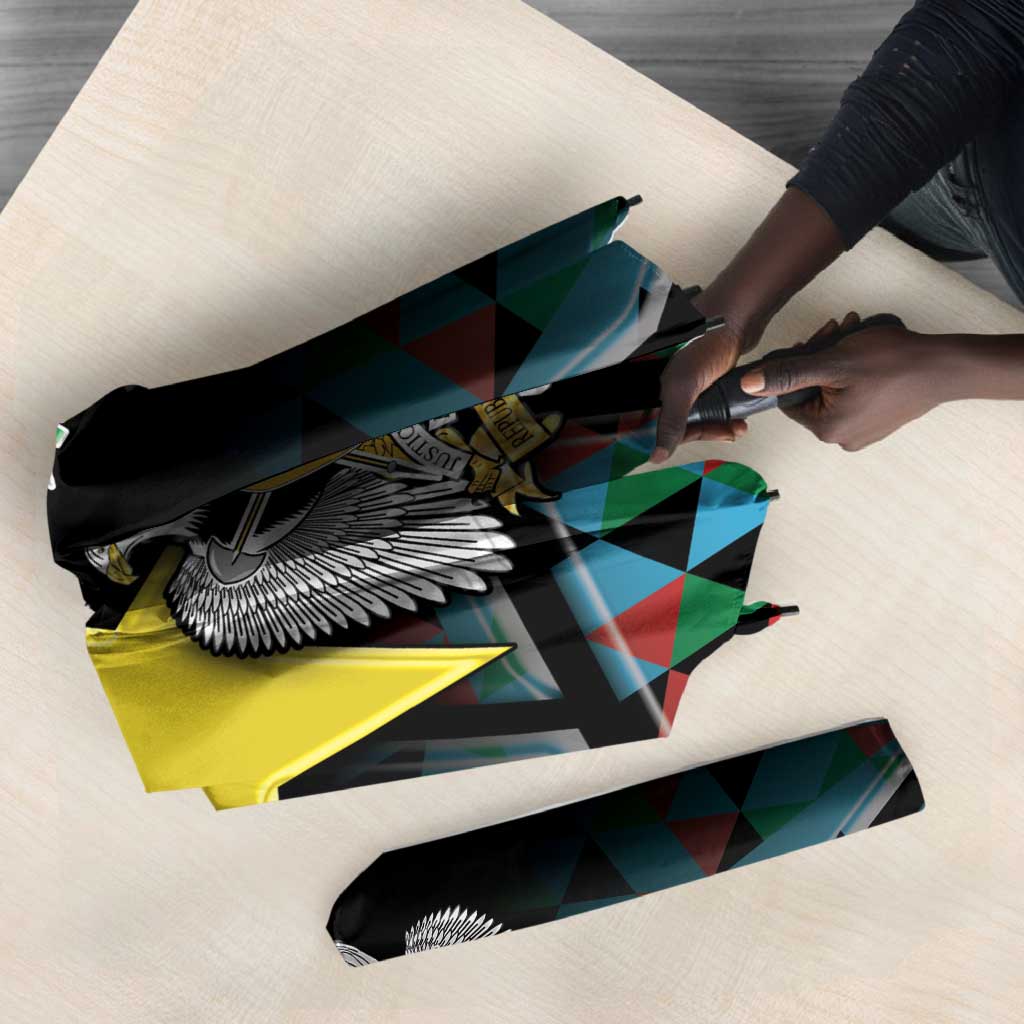 South Sudan Umbrella Geometric African Patterns - Wonder Print Shop