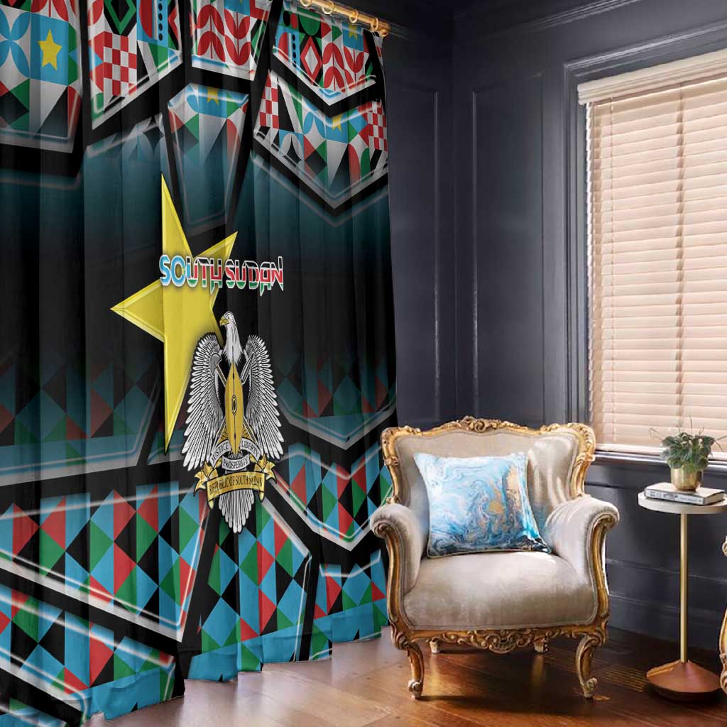 South Sudan Window Curtain Geometric African Patterns - Wonder Print Shop