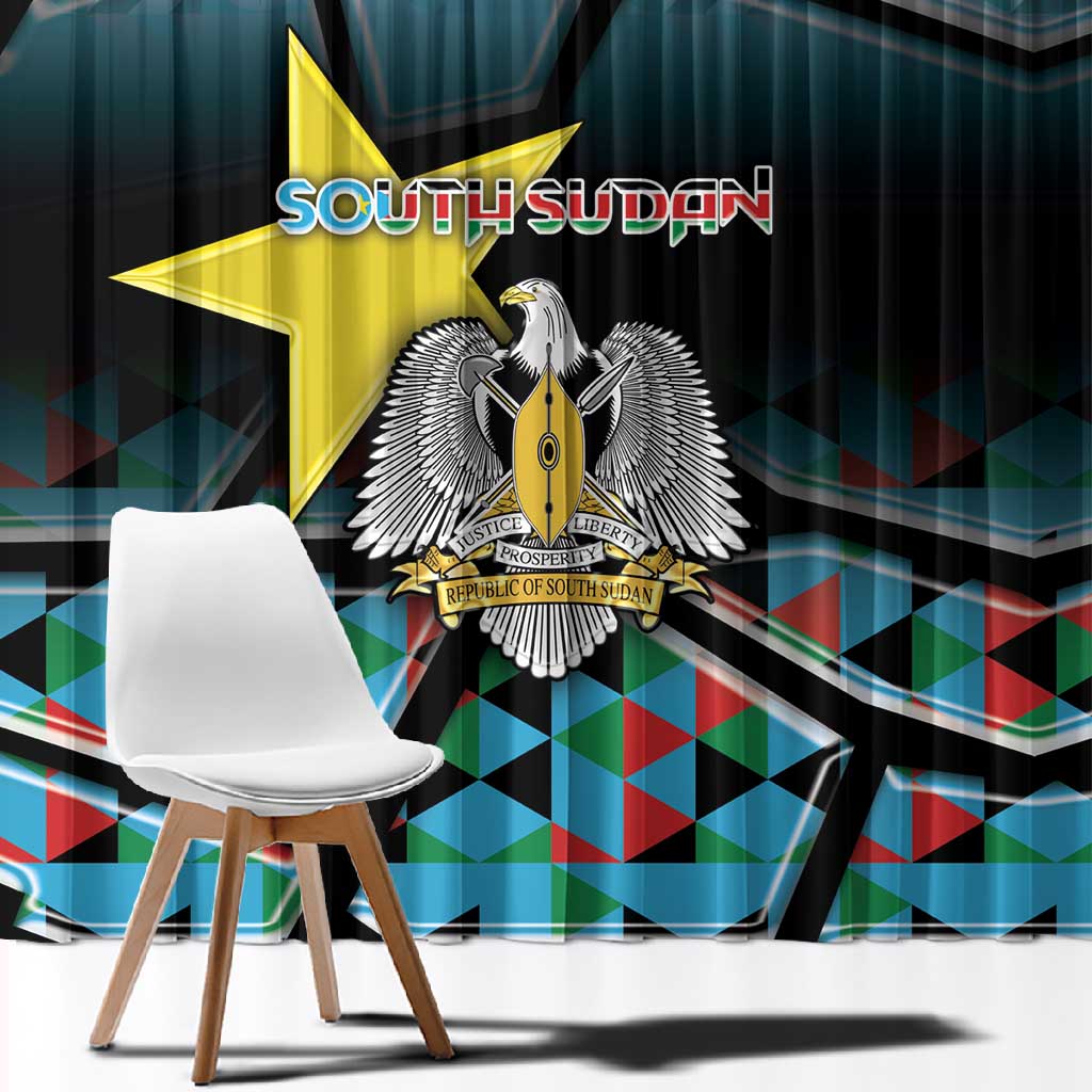 South Sudan Window Curtain Geometric African Patterns - Wonder Print Shop