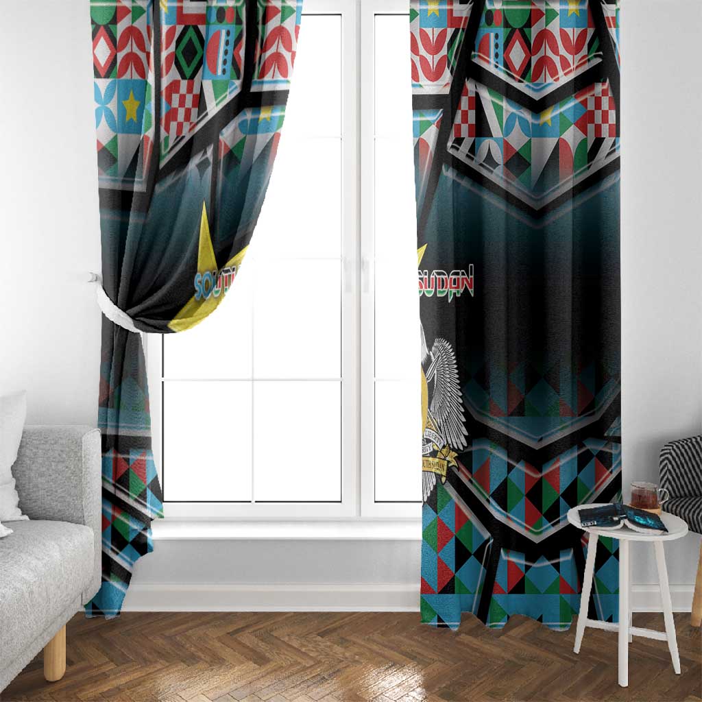South Sudan Window Curtain Geometric African Patterns - Wonder Print Shop