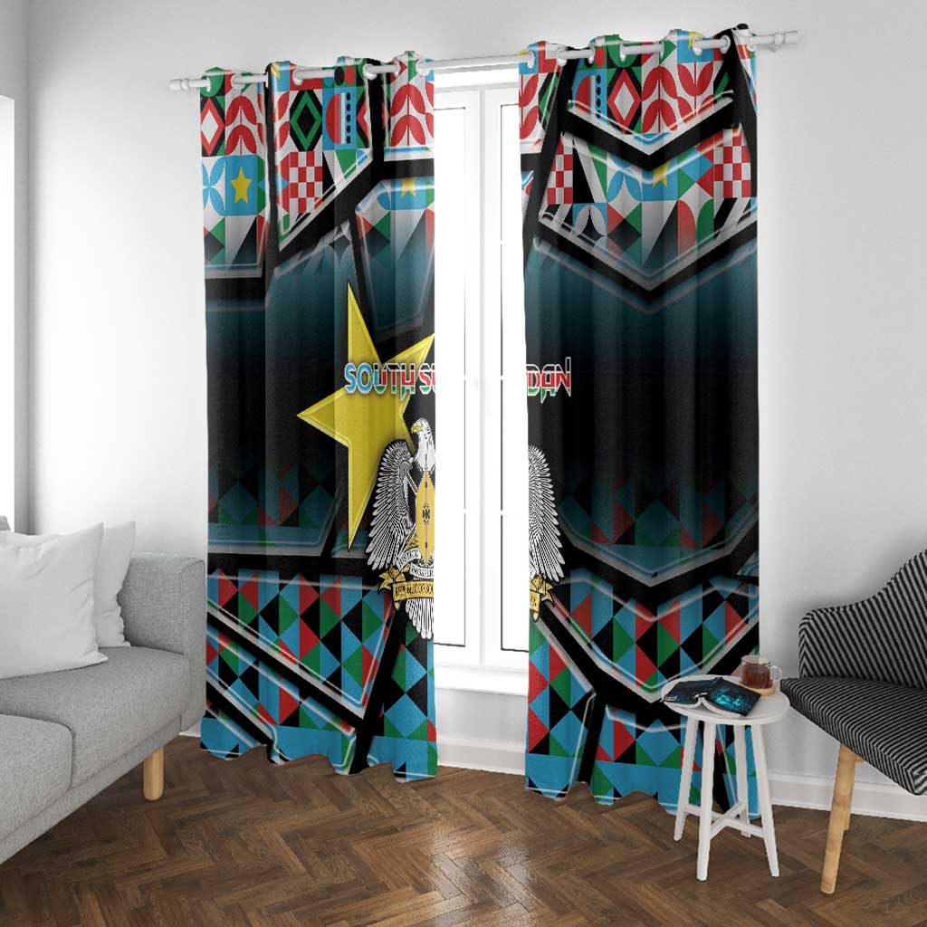 South Sudan Window Curtain Geometric African Patterns - Wonder Print Shop