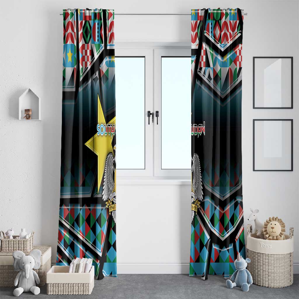 South Sudan Window Curtain Geometric African Patterns - Wonder Print Shop