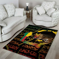 Benin Area Rug Powerful African Leopard - Wonder Print Shop