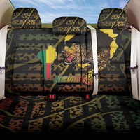 Benin Back Car Seat Cover Powerful African Leopard - Wonder Print Shop