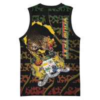 Personalized Benin Basketball Jersey Powerful African Leopard - Wonder Print Shop