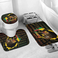 Benin Bathroom Set Powerful African Leopard - Wonder Print Shop