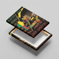 Benin Canvas Wall Art Powerful African Leopard - Wonder Print Shop