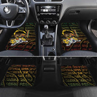 Personalized Benin Car Mats Powerful African Leopard - Wonder Print Shop
