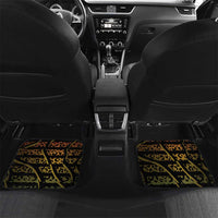 Personalized Benin Car Mats Powerful African Leopard - Wonder Print Shop