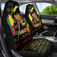Benin Car Seat Cover Powerful African Leopard - Wonder Print Shop