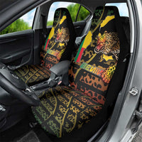 Benin Car Seat Cover Powerful African Leopard - Wonder Print Shop