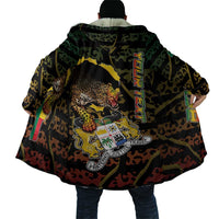 Personalized Benin Cloak Powerful African Leopard - Wonder Print Shop