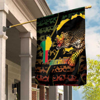 Benin Garden Flag Powerful African Leopard - Wonder Print Shop
