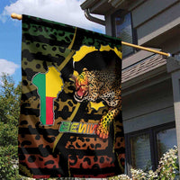 Benin Garden Flag Powerful African Leopard - Wonder Print Shop