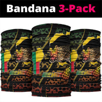 Benin Neck Gaiter Powerful African Leopard - Wonder Print Shop