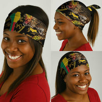 Benin Neck Gaiter Powerful African Leopard - Wonder Print Shop