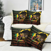 Benin Pillow Cover Powerful African Leopard - Wonder Print Shop