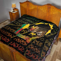 Benin Quilt Powerful African Leopard - Wonder Print Shop
